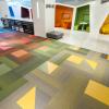 Patcraft Mixed Materials Converge Carpet and Resilient Tiles